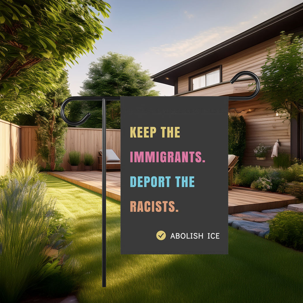 Abolish ICE Flag, Keep the Immigrants