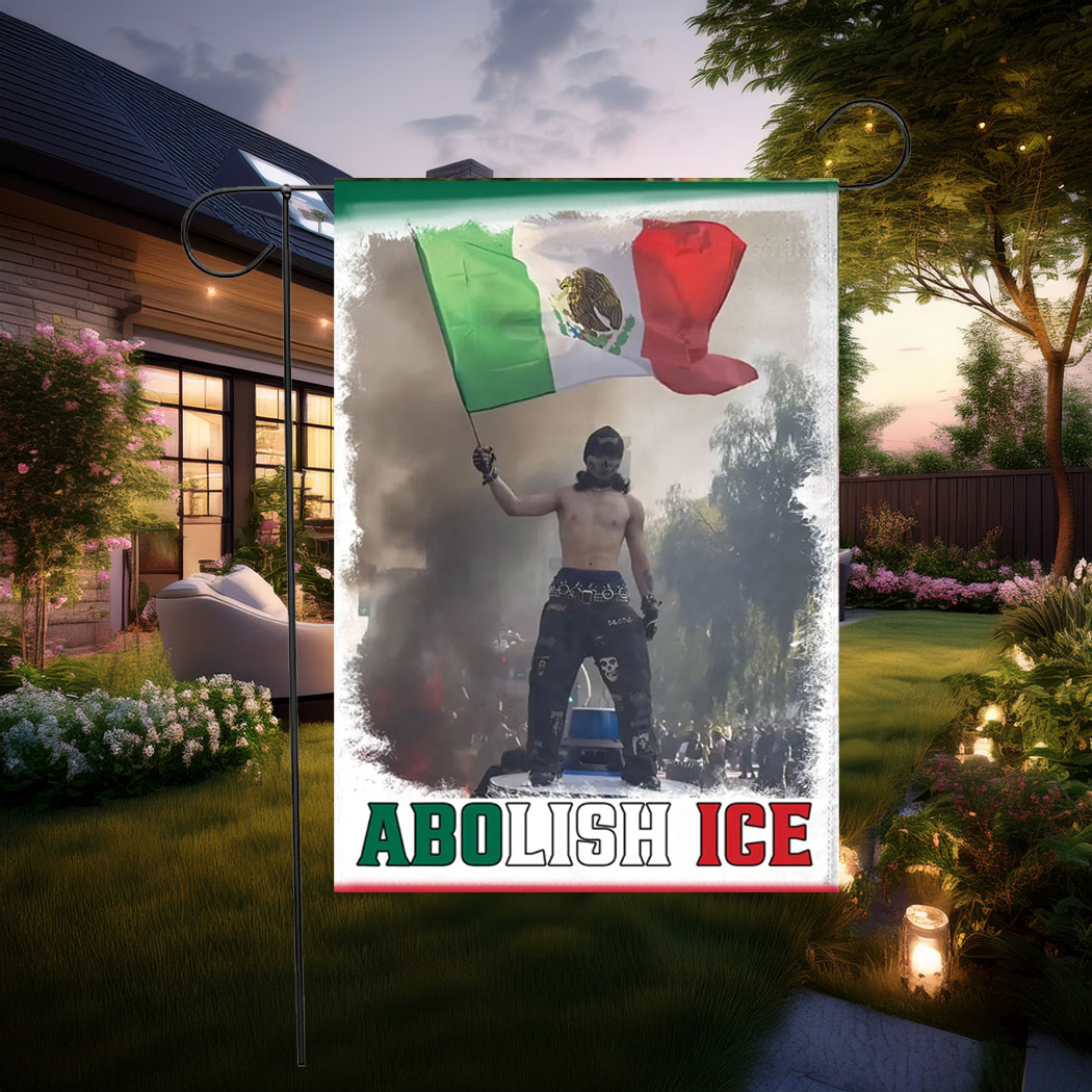 Abolish ICE Garden Flag, Anti ICE Flag, Anti Fascist Flag