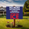 Abolish ICE Immigration Human Rights Yard Sign
