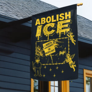Abolish ICE Protest Garden Flag