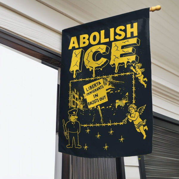 Abolish ICE Protest Garden Flag