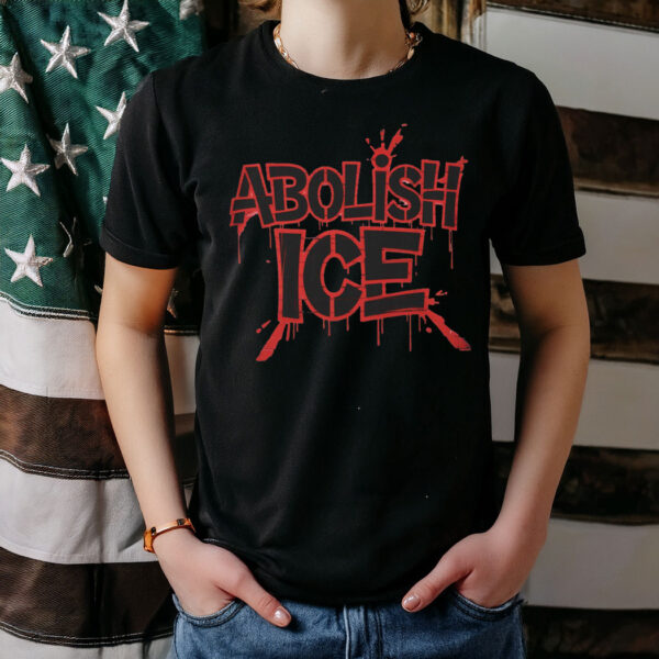 Abolish ICE Shirt Graffiti Style Protest Tee