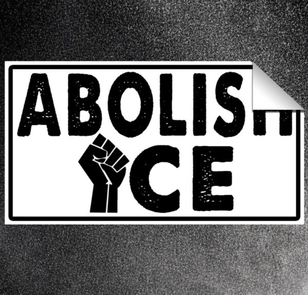 Abolish ICE Sticker – Anti-ICE Political Vinyl Decal