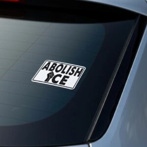 Abolish ICE Sticker – Anti-ICE Political Vinyl Decal