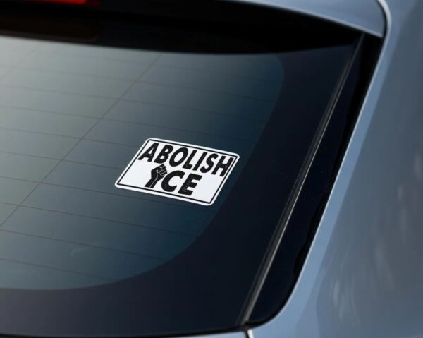 Abolish ICE Sticker – Anti-ICE Political Vinyl Decal
