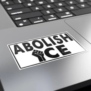 Abolish ICE Sticker – Anti-ICE Political Vinyl Decal