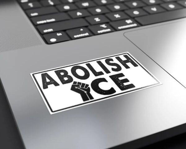 Abolish ICE Sticker – Anti-ICE Political Vinyl Decal