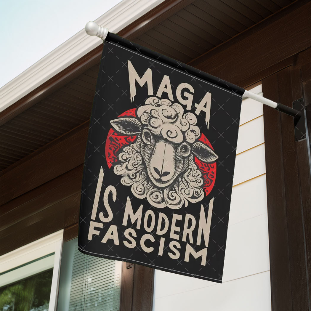 Anti Fascist House Flag