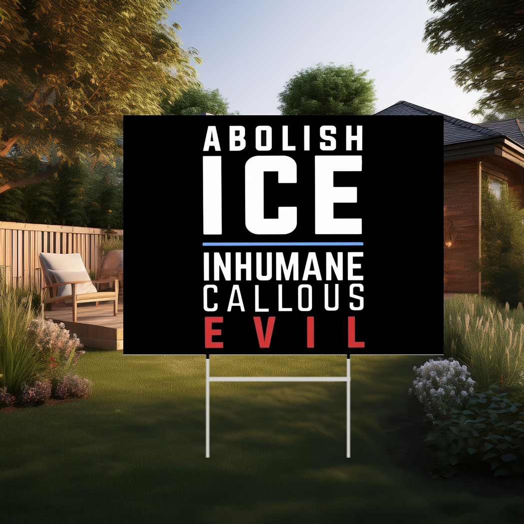 Anti ICE protest sign, Immigrant Rights Sign