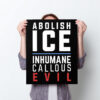Anti ICE protest sign, Immigrant Rights Signs