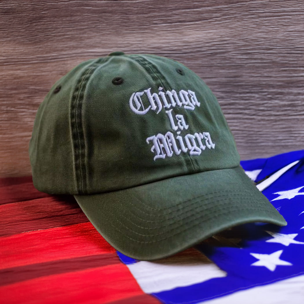 Chinga La Migra Cap, Abolish Ice Political Hat