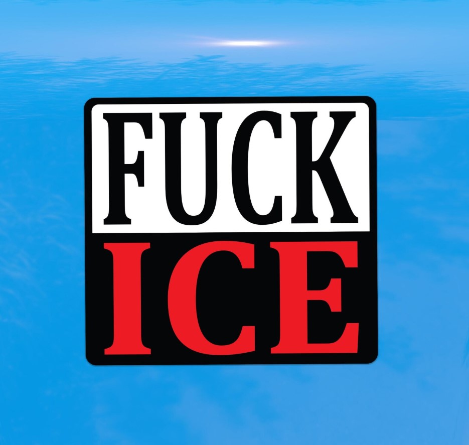 FUCK ICE Protest Car Magnet