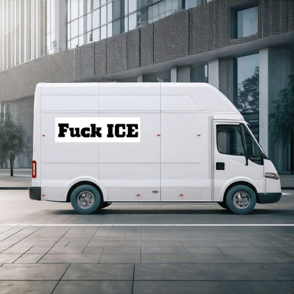 Fuck ICE car magnet