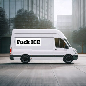 Fuck ICE car magnet
