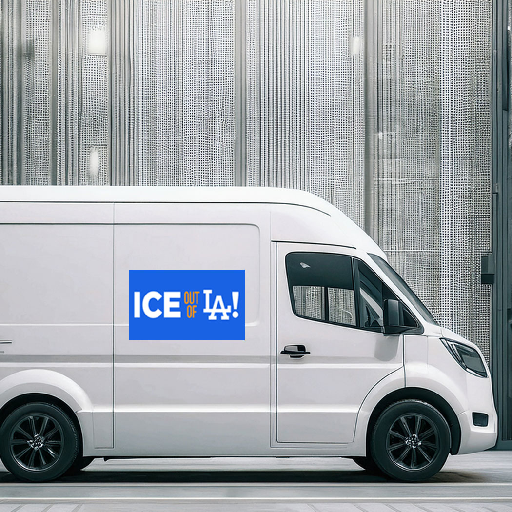 ICE Out Of LA Car Magnets