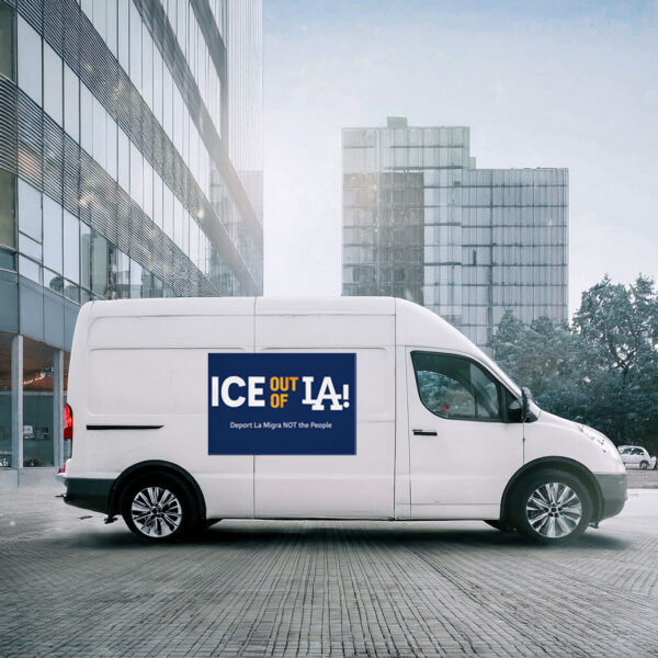 ICE out of la Sticker