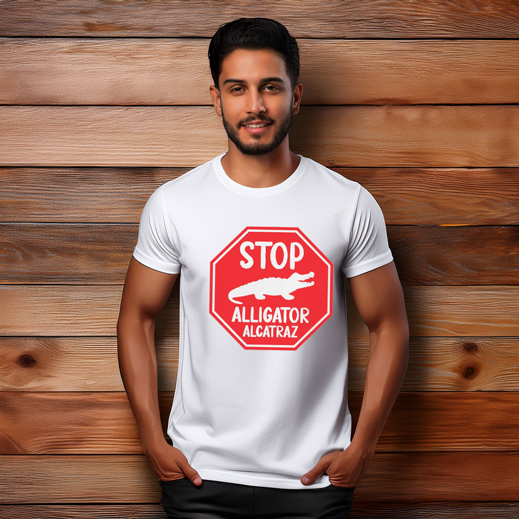 Stop Alligator Alcatraz Shirt, Protest Gator T-Shirt