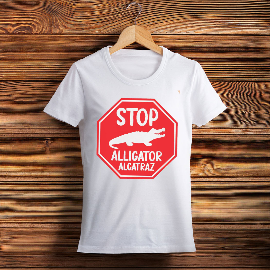 Stop Alligator Alcatraz Shirt, Protest Gator T-Shirt