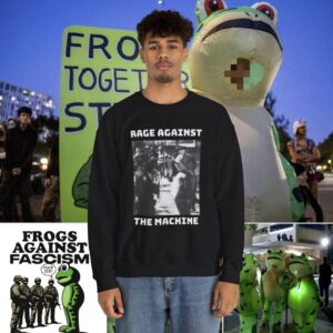 Portland Frog Protest Shirt – Anti ICE Sweatshirt