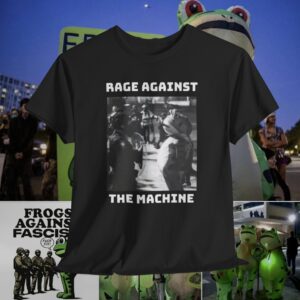 Frogs Against Fascism Fuck ICE T-Shirt